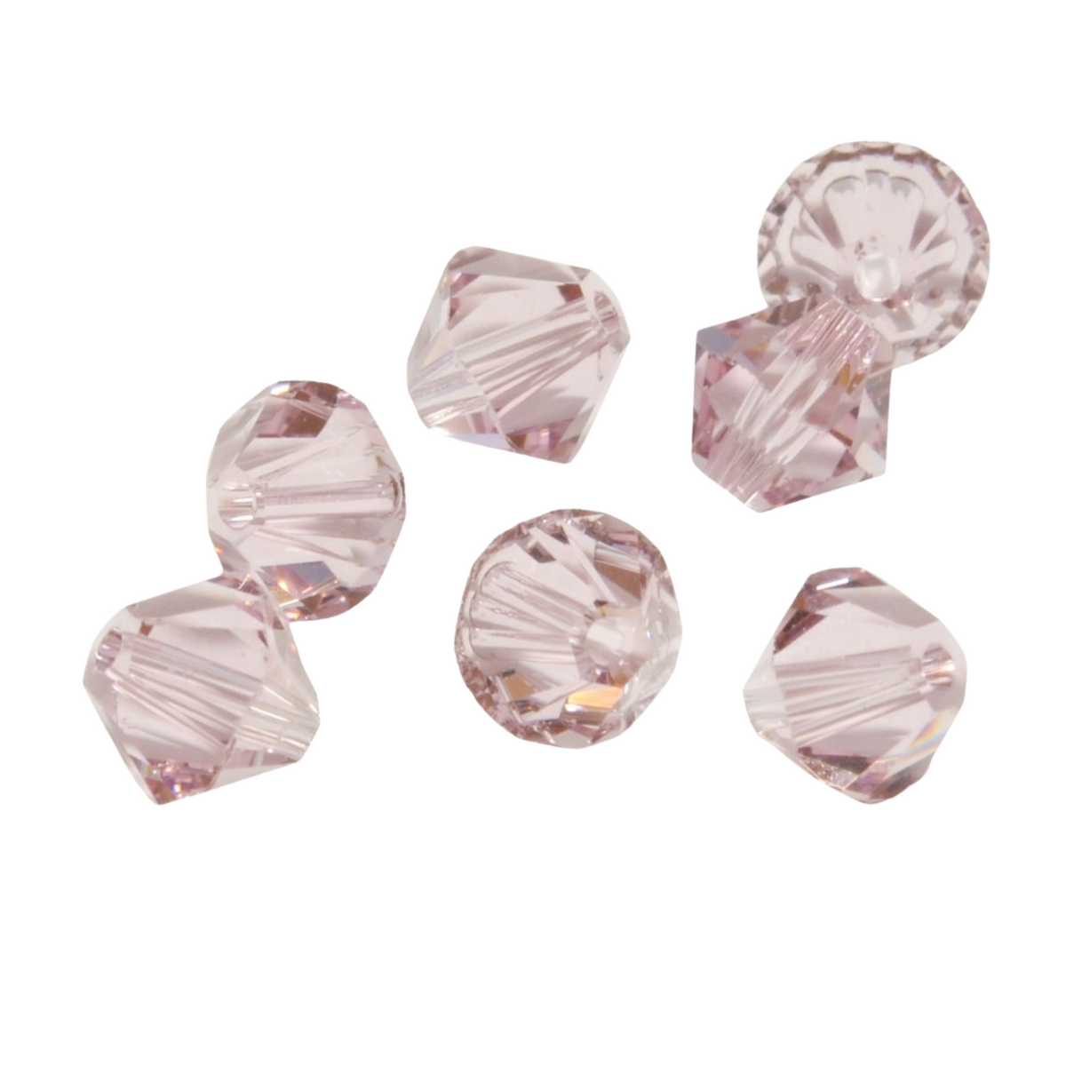 Light Amethyst 5mm Crystal Bicones (12/pkg.)