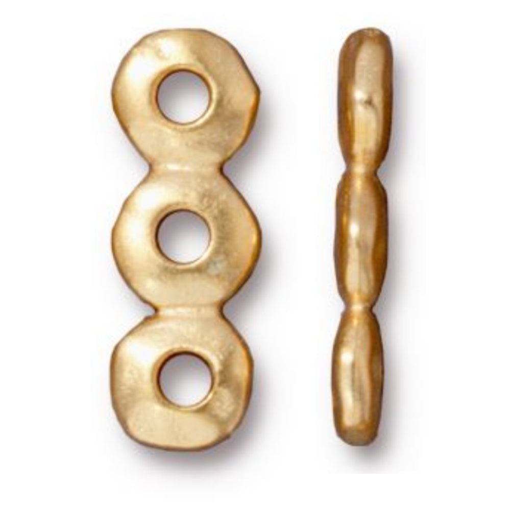 TierraCast 7mm Nugget Bar, Bright Gold