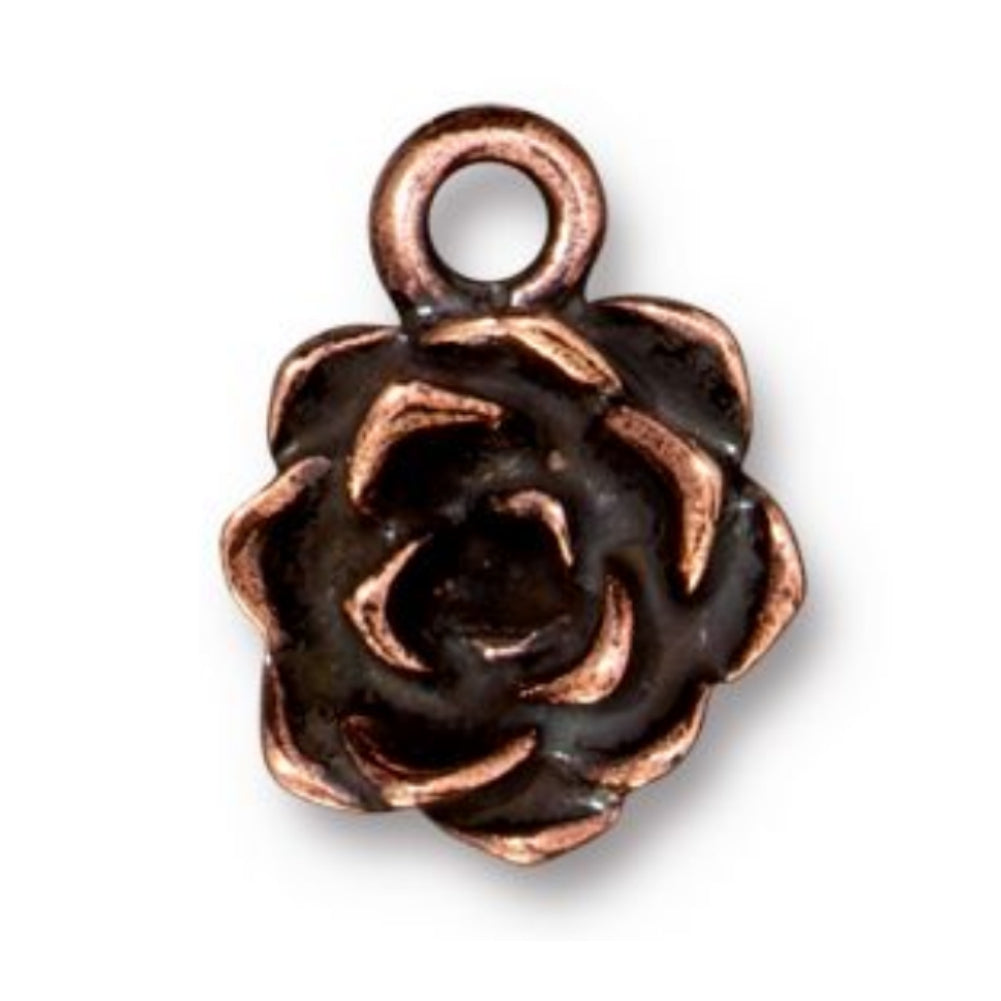 TierraCast Succulent Charm, Antique Copper