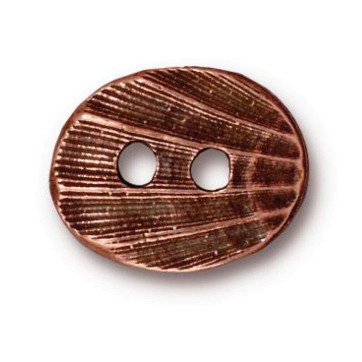 TierraCast Oval Shell Button,