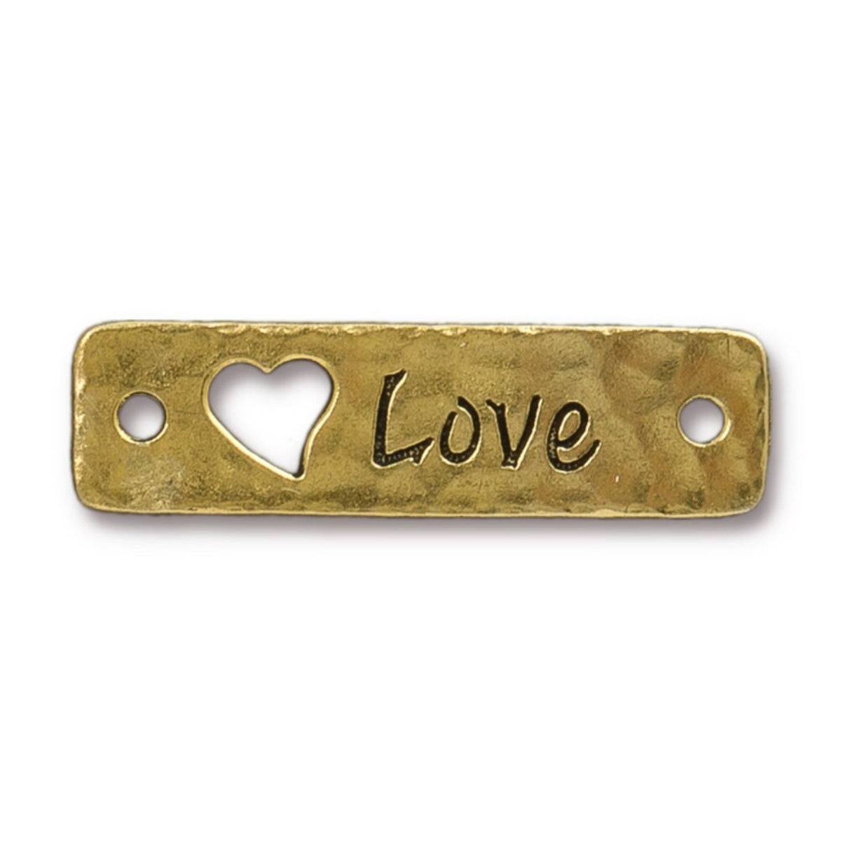 TierraCast Love Link, Antique Gold