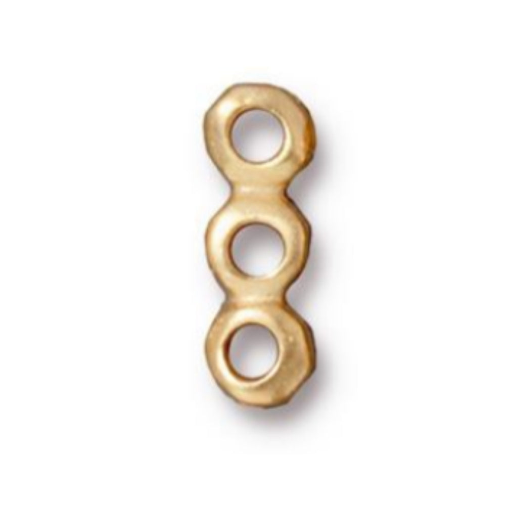TierraCast 5mm Nugget Bar, Bright Gold