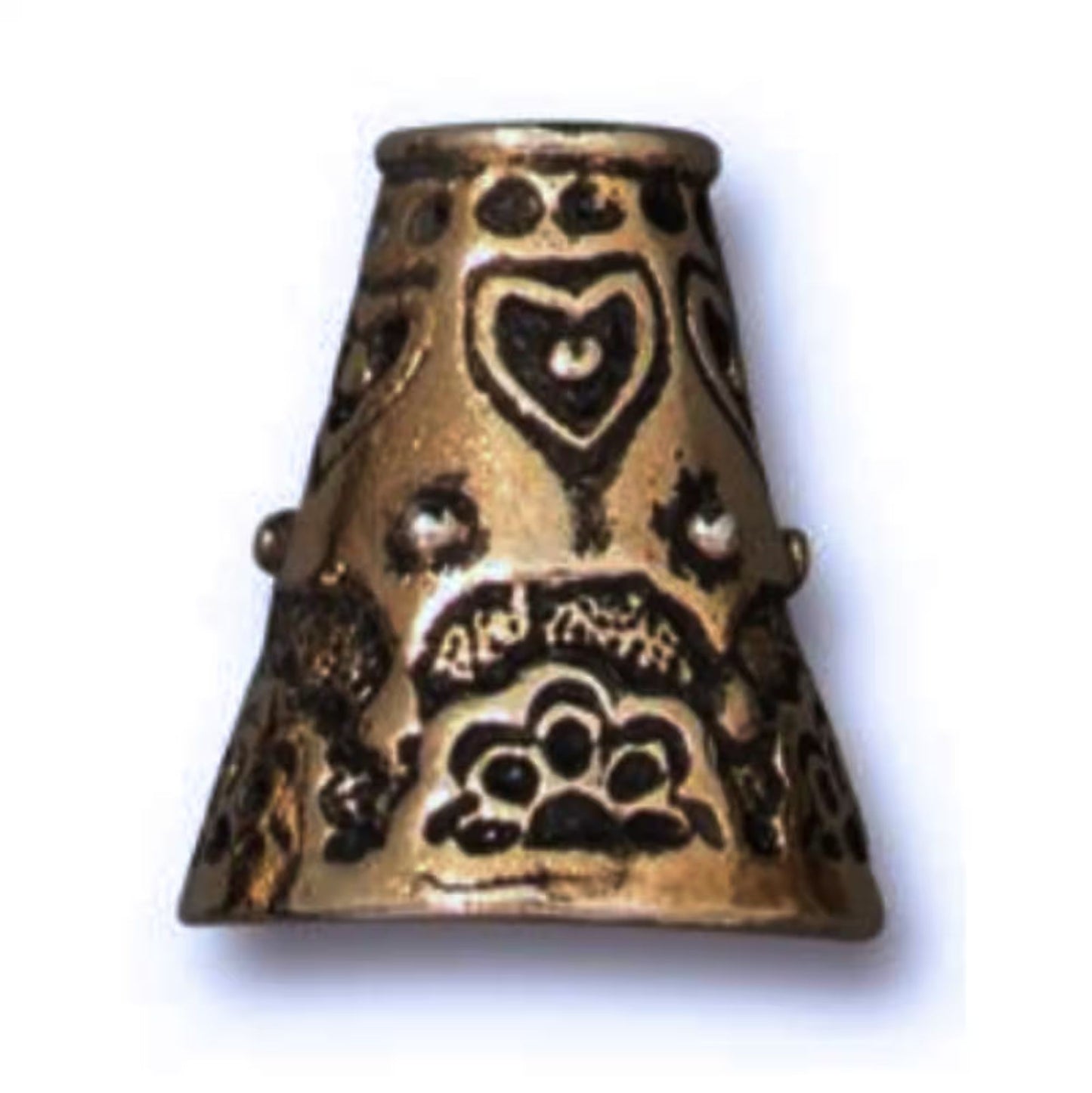TierraCast Flowering Cone, Brass Ox