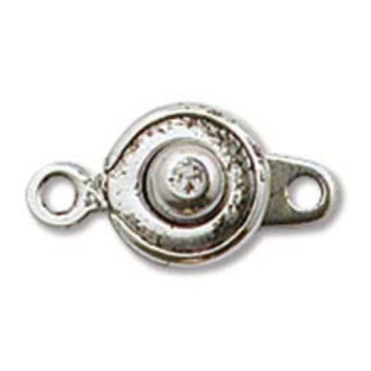 8mm Ball and Socket Clasp, Pewter