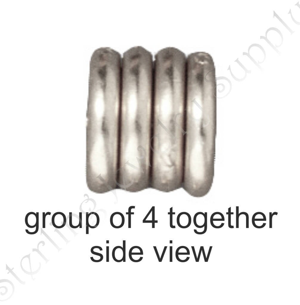TierraCast 7mm Disk Spacer Bead, White Bronze