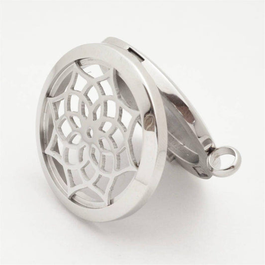 30mm Magnetic Stainless Steel Essential Oil Diffuser Locket