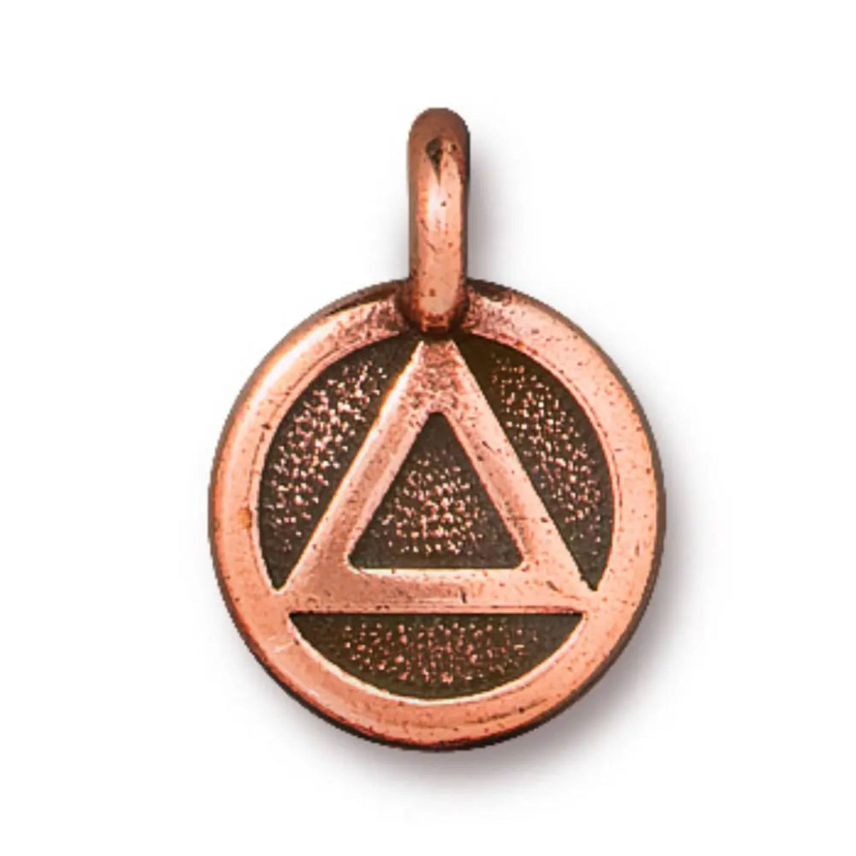 TierraCast Recovery Charm, Antique Copper