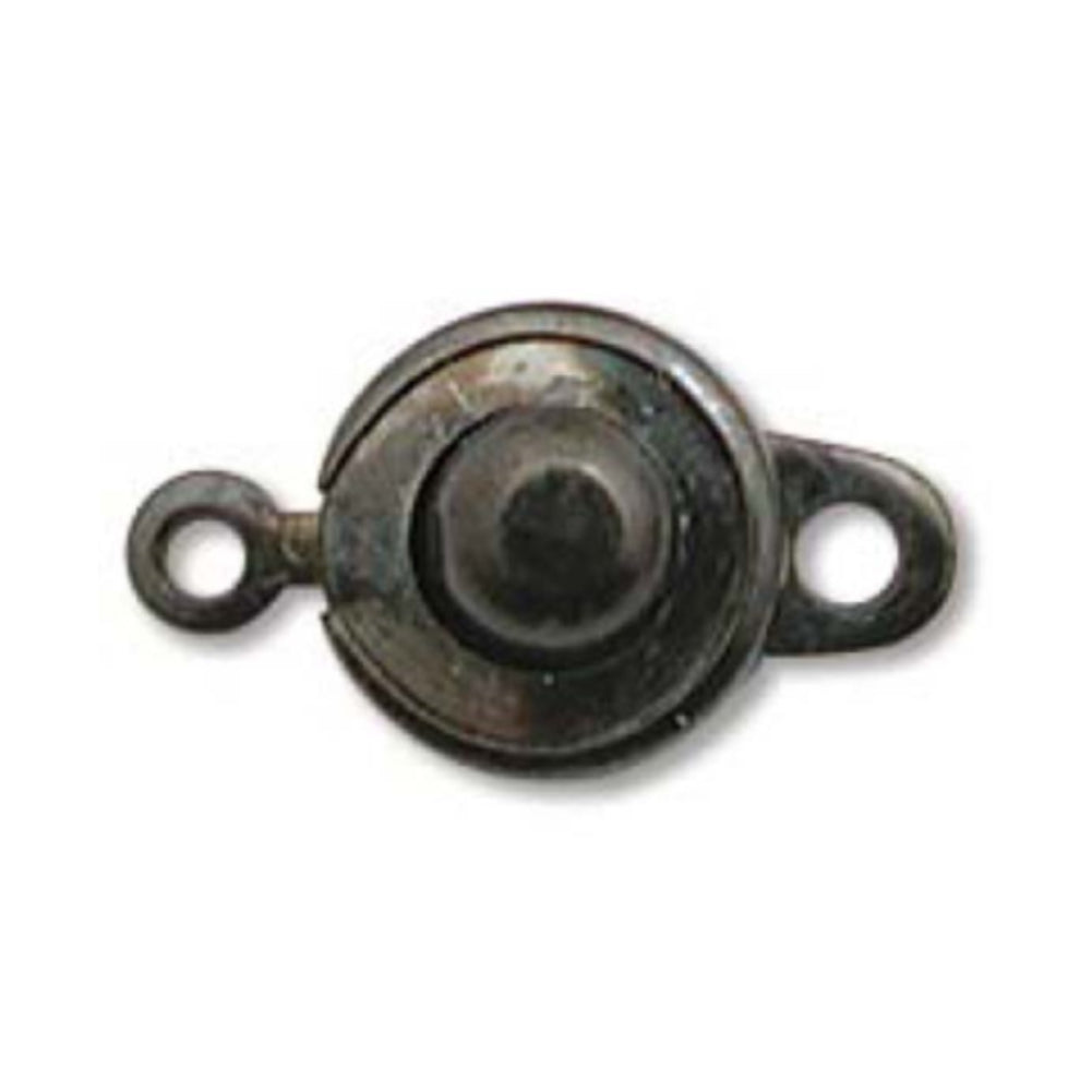 8mm Ball and Socket Clasp, Gunmetal