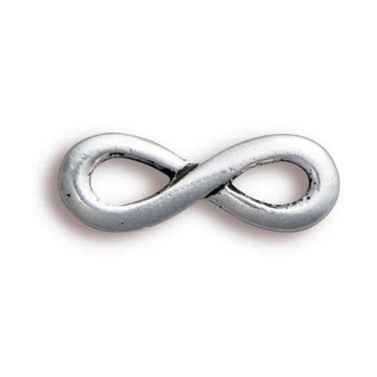 TierraCast Small Infinity Link, Antique Silver