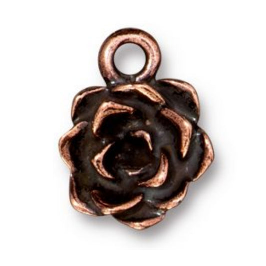 TierraCast Succulent Charm, Antique Copper