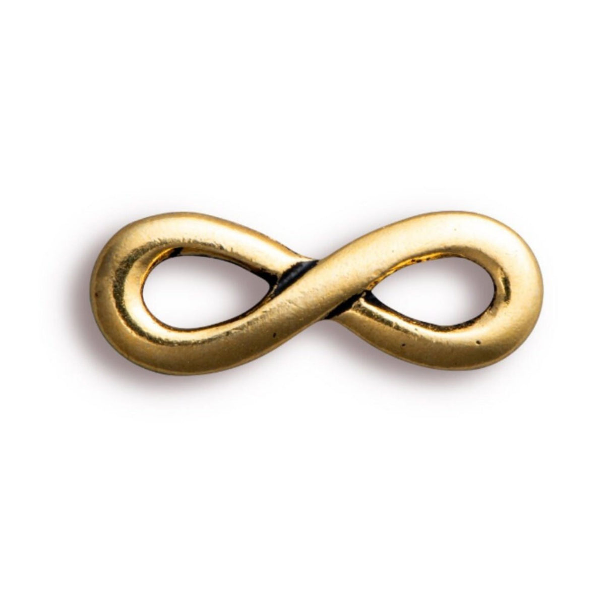 TierraCast Small Infinity Link, Antique Gold
