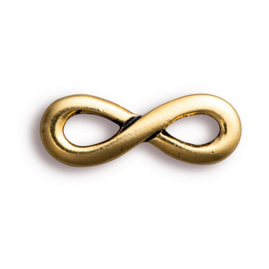 TierraCast Small Infinity Link, Antique Gold