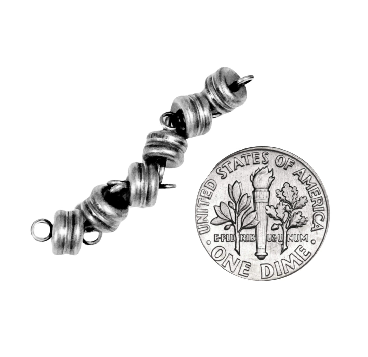 6mm Magnetic Clasp, Bright Gold Plate