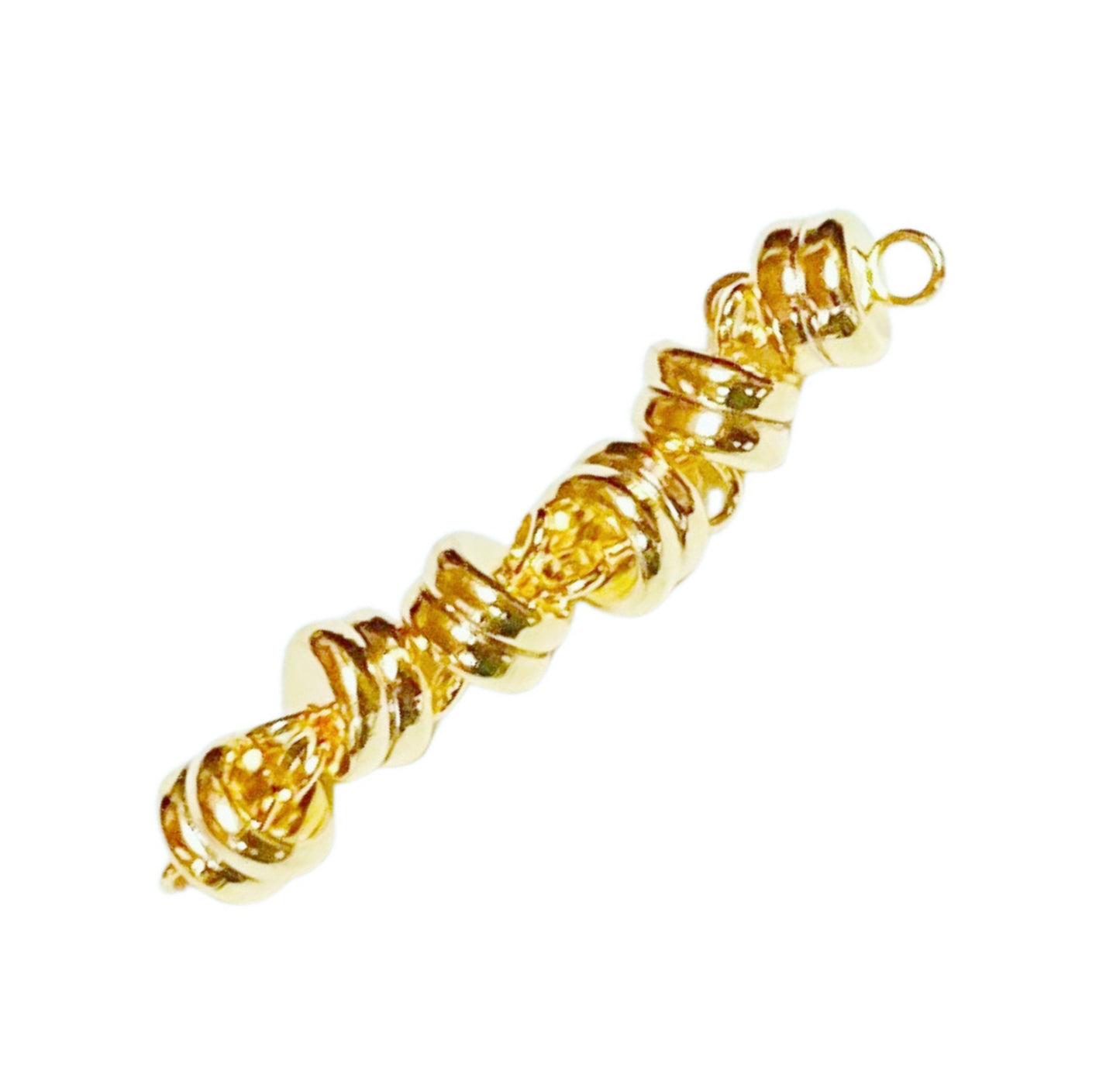 6mm Magnetic Clasp, Bright Gold Plate