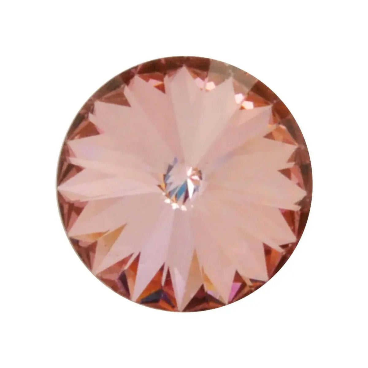 Antique Pink 12mm Crystal Rivoli