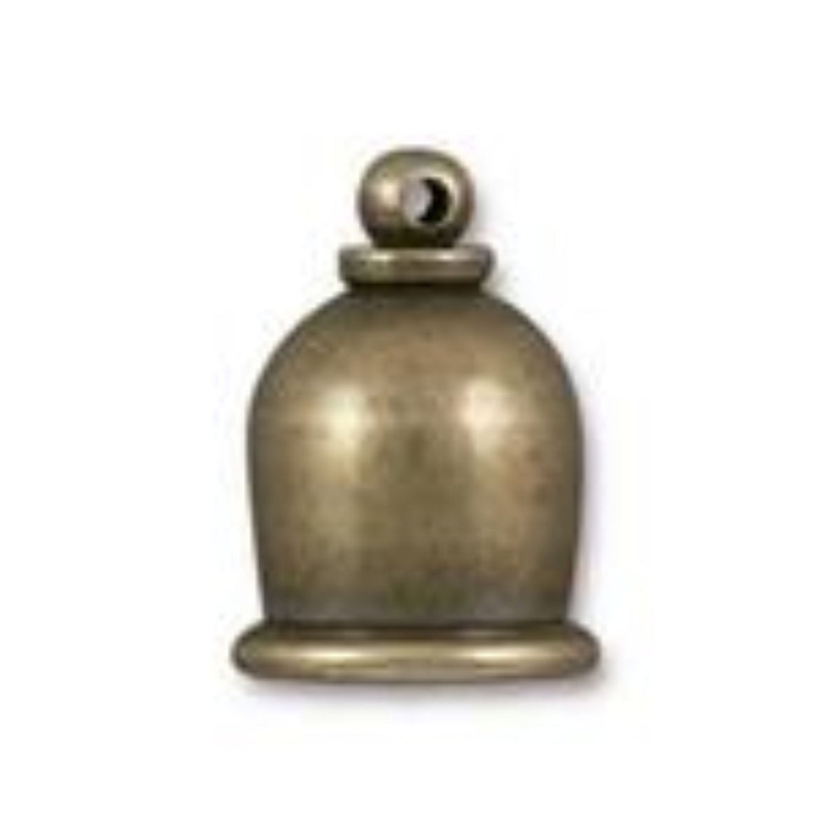 8mm Taj Cord End, TierraCast Brass Ox