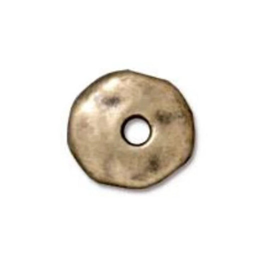 5mm Nugget Spacer Bead, TierraCast Brass Ox
