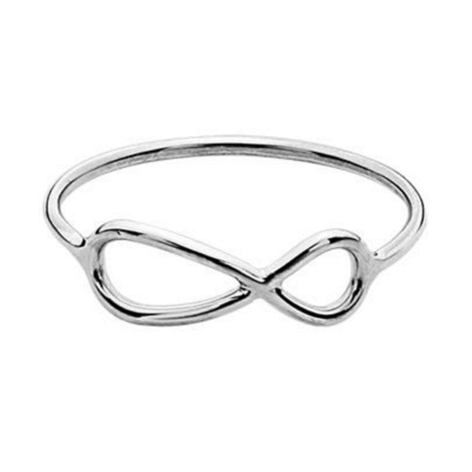 Sterling Silver Infinity Stacking Ring, Size 7