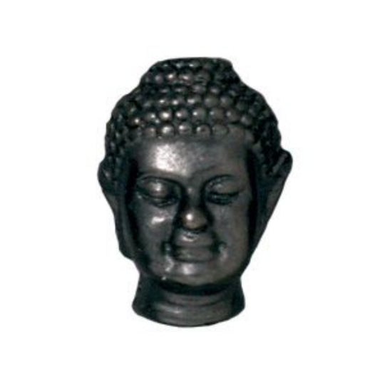 TierraCast Buddha Bead, Black Oxide