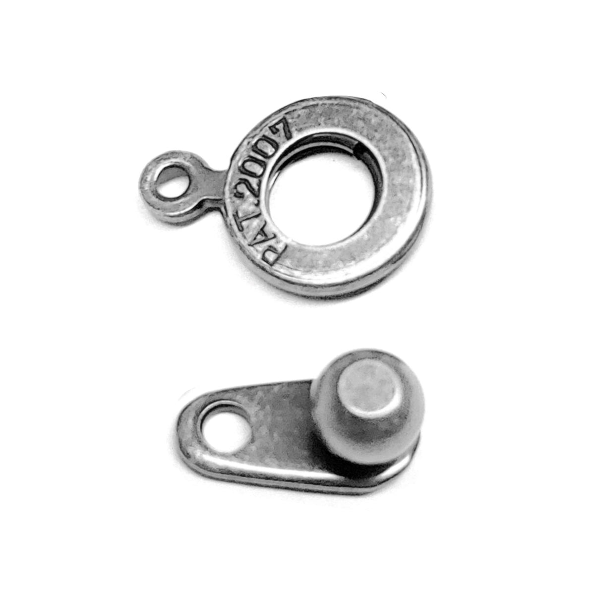 8mm Ball and Socket Clasp, Pewter