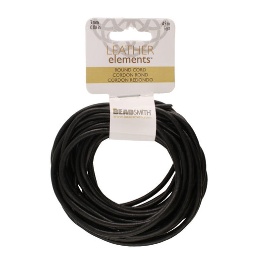 Beadsmith Leather 3mm, 5 yd.
