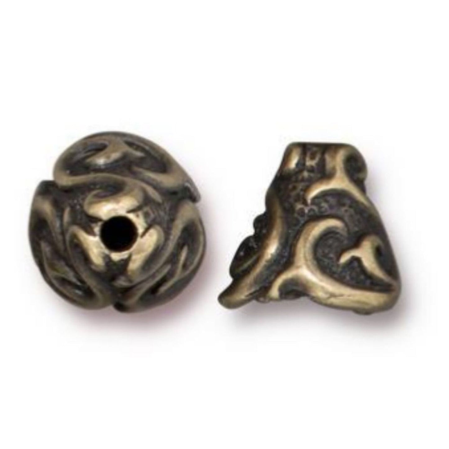 TierraCast Lily Cone, Brass Ox