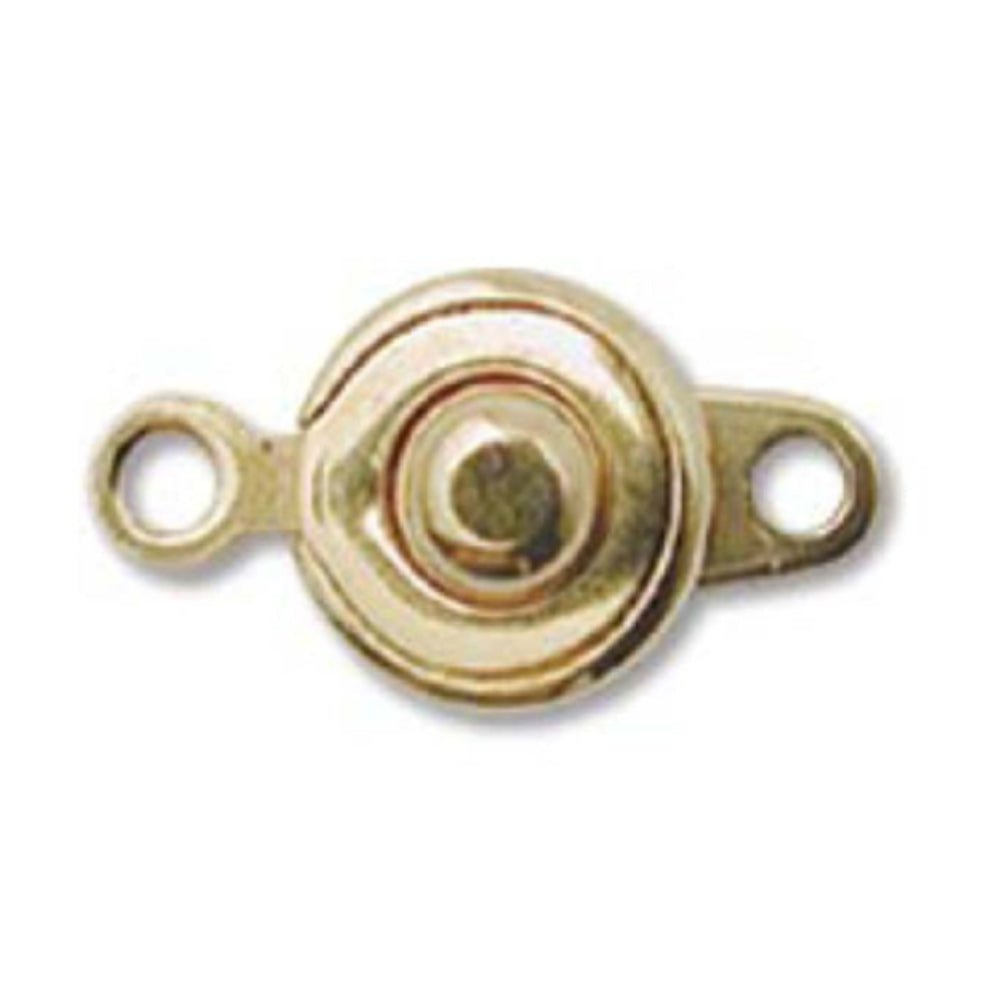 8mm Ball and Socket Clasp, Gold