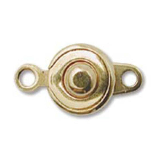8mm Ball and Socket Clasp, Gold