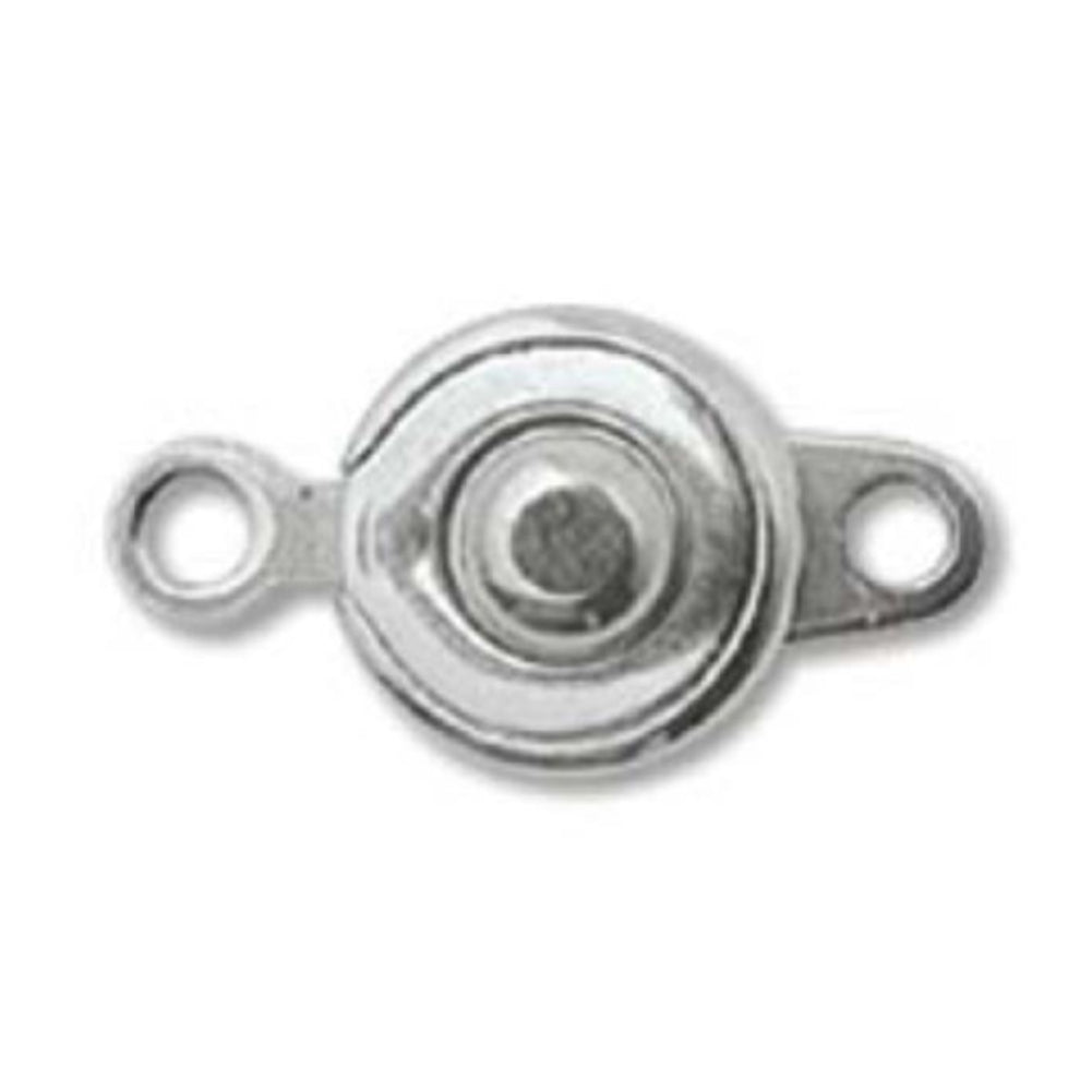8mm Ball and Socket Clasp, Silver