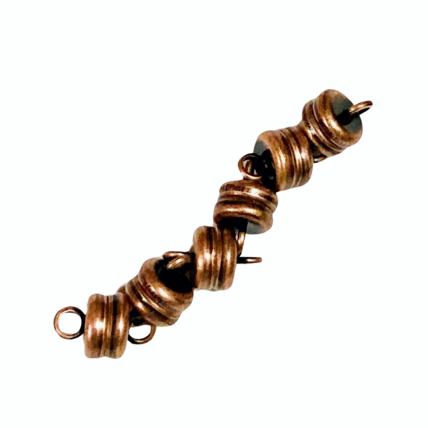 6mm Magnetic Clasp, Antique Copper Plate