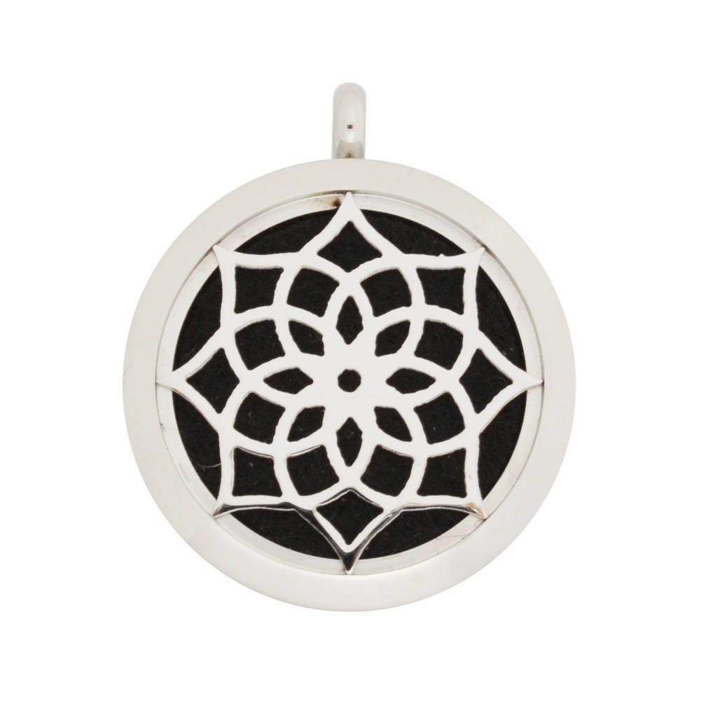 30mm Magnetic Stainless Steel Essential Oil Diffuser Locket