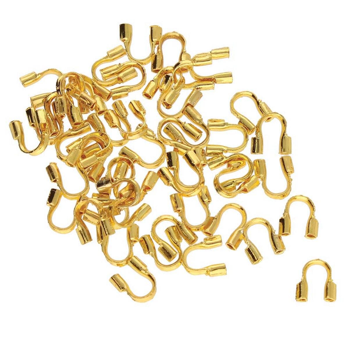 Wire Protectors Gold Plated Beadsmith 0.56mm (50/pkg.)