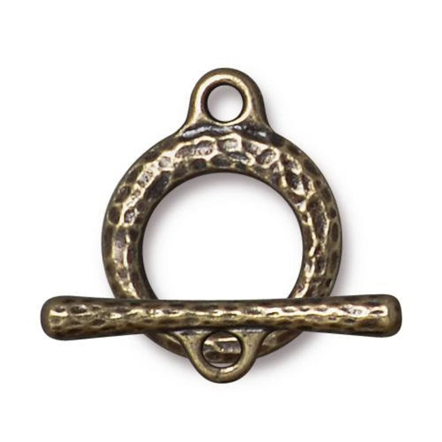 TierraCast Craftsman Clasp, Brass Ox