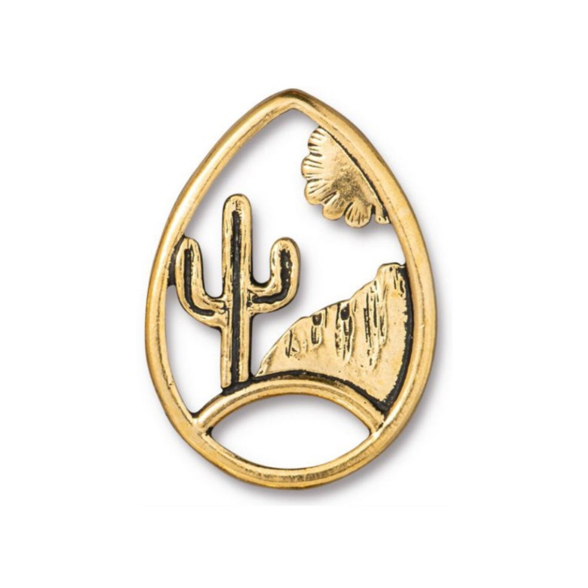 TierraCast Desert Landscape Link, Antique Gold